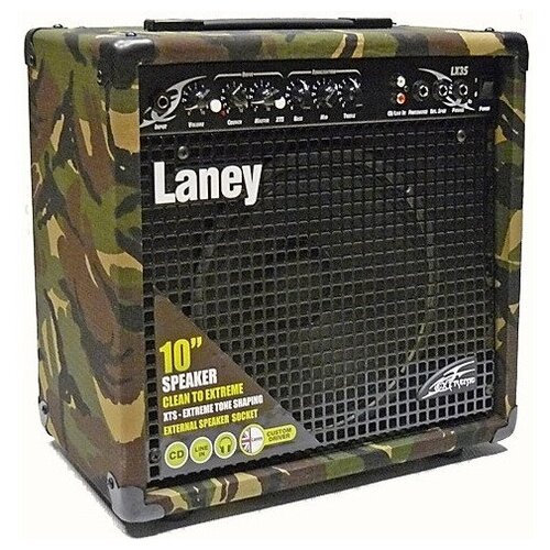 Гитарный комбо Laney LX35RCAMO гитарный кабинет laney gs412vr