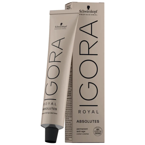 Schwarzkopf Professional, Igora Royal, Absolutes Age Blend, 6-80 стойкая крем-краска для зрелых волос, Темный русый красный натуральный , 60 мл