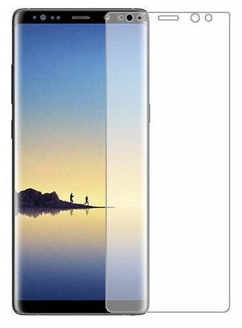 Samsung Galaxy Note8 защитный экран Гидрогель Прозрачный (Силикон) 1 штука