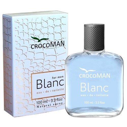 Купить Туалетная вода мужская CrocoMAN Blanc, 100 мл, Today Parfum