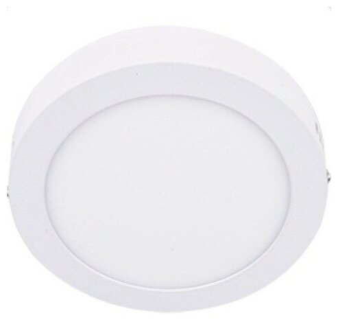 фото Ecola светильник накладной светодиодн. даунлайт 6W 6500K 6K круг 120x32 DRSD60ELC (арт. 646611)