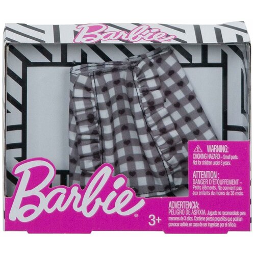 фото Одежда для кукол mattel игрушки барби одежда для кукол барби barbie юбка в клетку