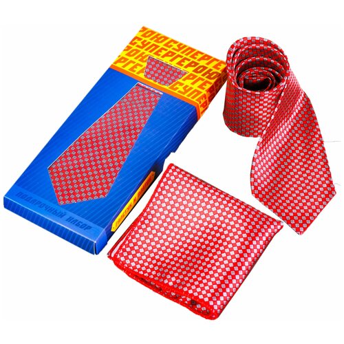 фото Подарочный набор: галстук и платок "супер герою" 2137079 сима-ленд