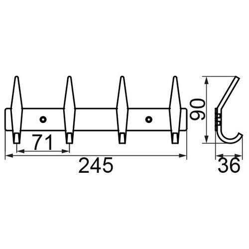 фото Крючок veragio gifortes vr.gft-9074.cr