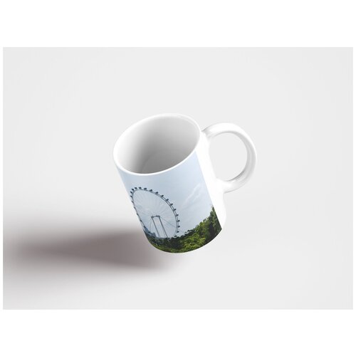 фото Кружка "орхидея, цветок, цвести 320 мл. белая lotsprints