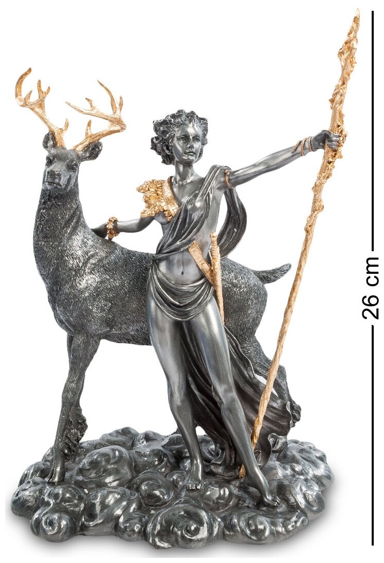 Статуэтка Артемида - Богиня охоты Veronese Размер: 185*14*26 см