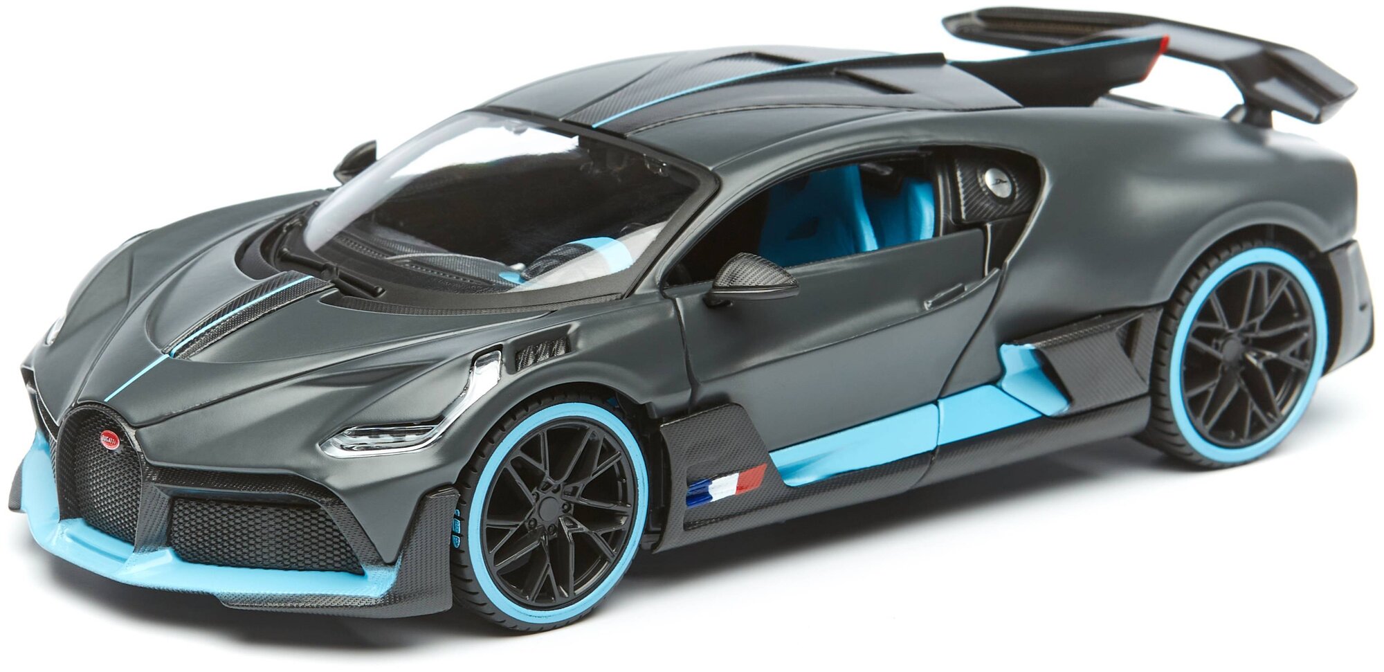 Легковой автомобиль Maisto Bugatti Divo (31526) 1:24, flat dark gray