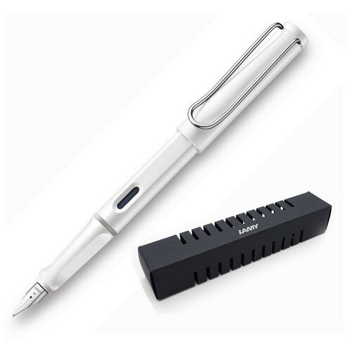 Ручка перьевая LAMY 019 safari, Белый, F, 4000226, 881307