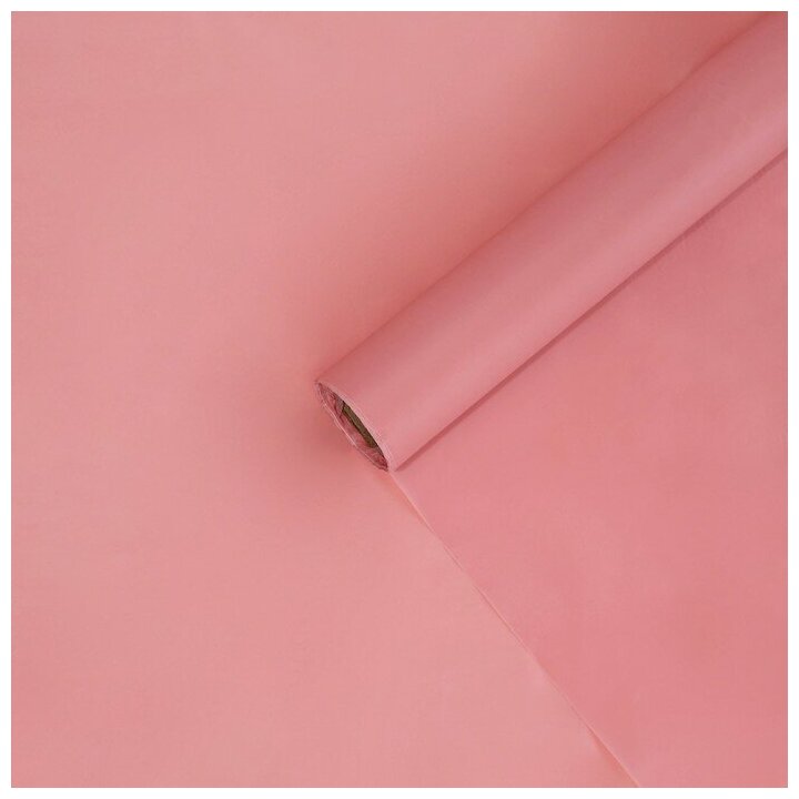 Бумага упаковочная Дарите счастье Нежно-розовый 0.6х8м