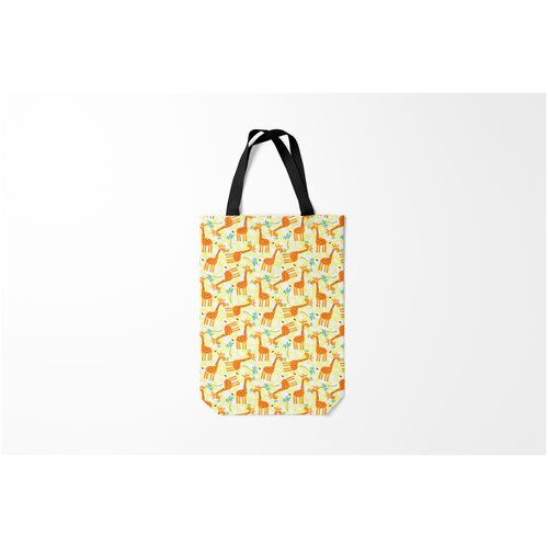 фото Сумка-шоппер / 31х42 см / звери / жираф жирафики burnettie