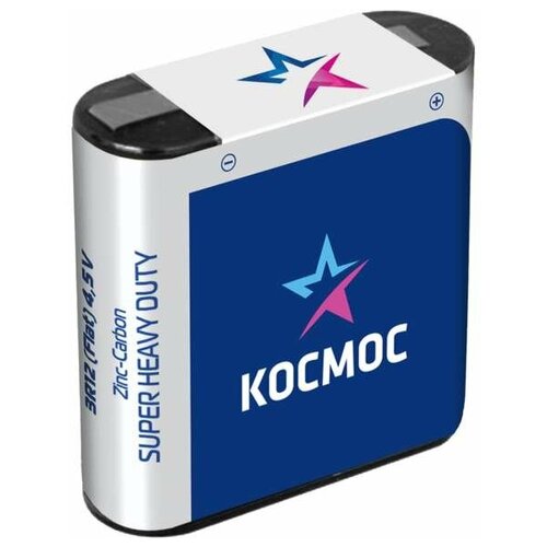 Элемент питания солевой квадрат 3R12 космос KOC3R12 батарейка солевая 3r12 smartbuy