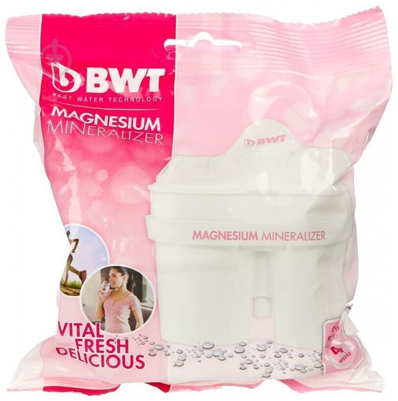 Картридж для кувшинов BWT Magnesium Mineralizer Обогащение магнием, 1 шт. для кувшинов BWT / Барьер / Brita Брита БВТ