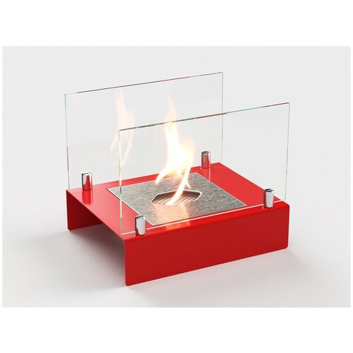 Биокамин настольный Lux Fire Арлекино М (красный) биокамин настольный lux fire афиша м белый
