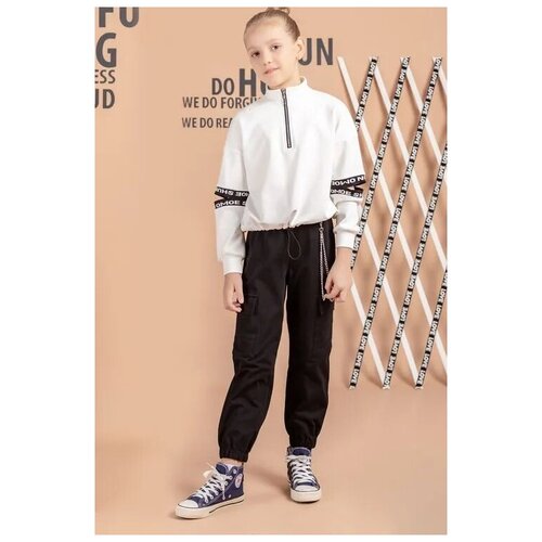 Брюки COLABEAR, Размер 146 см, Черный, 685084