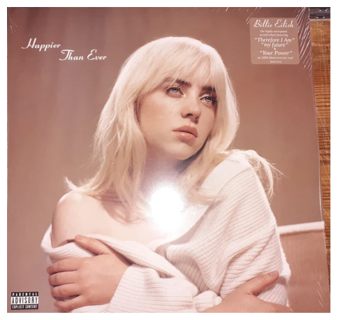 Виниловые пластинки, Darkroom, BILLIE EILISH - Happier Than Ever (2LP)