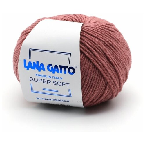 Пряжа Lana Gatto Super Soft, 100 % мериносовая шерсть, 50 г, 125 м, 1 шт., 14445 125 м