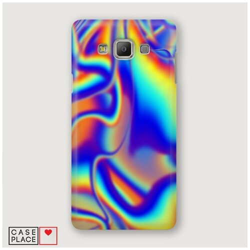 фото Чехол пластиковый samsung galaxy a3 яркая голограмма case place