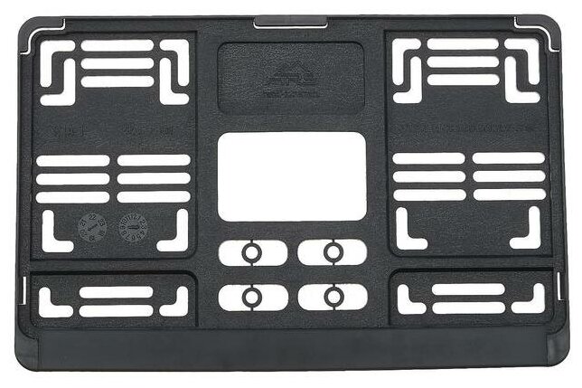 AVS Рамка под номерной знак для японских и американских автомобилей AVS, 290х170 мм, черная