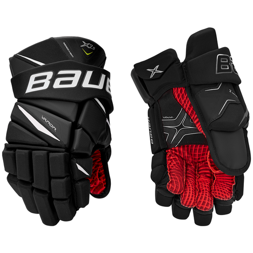 фото Перчатки хоккейные bauer vapor x2.9 s20 sr мужские(13 / черно- белый/13)