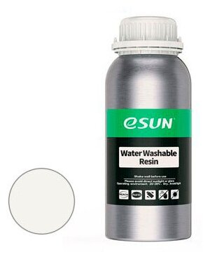 Фотополимерная смола ESUN Water Washable (0.5 кг) прозрачный