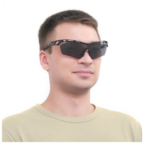 фото Очки спортивные, uv400, ширина 15 см, дужка 13.5 см, линза 8 х 5.1 см brand no name