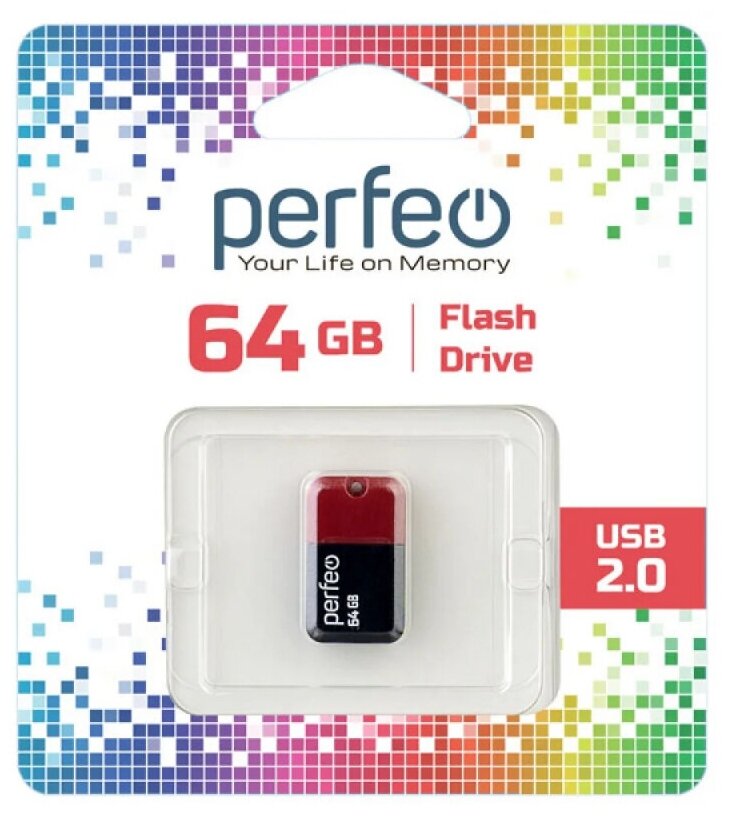 USB флешка Perfeo USB 64GB M04 Red