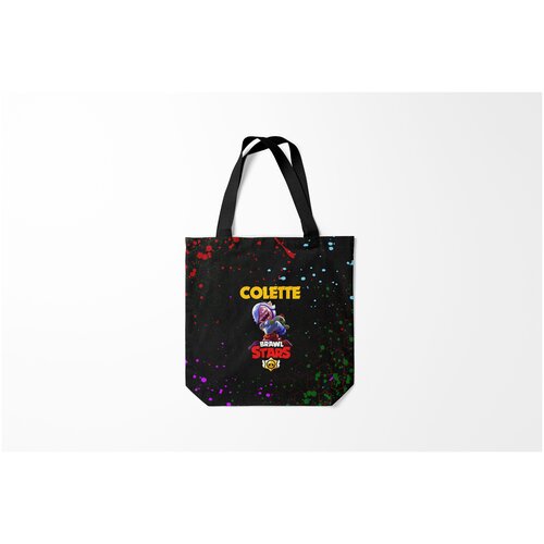 фото Сумка-шоппер / 40х40 см / геймерам / brawl stars colette. burnettie