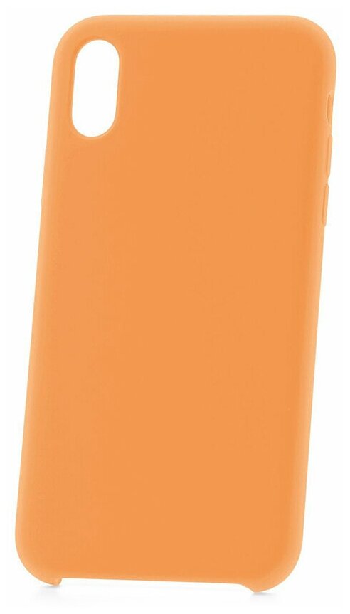 Чехол для iPhone XS Max Derbi Slim Silicone-2 оранжевый