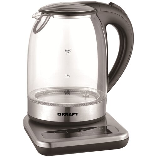 Чайник KRAFT KF-KC1796DP 2300Вт стекло 17л поддержка темп 275000₽