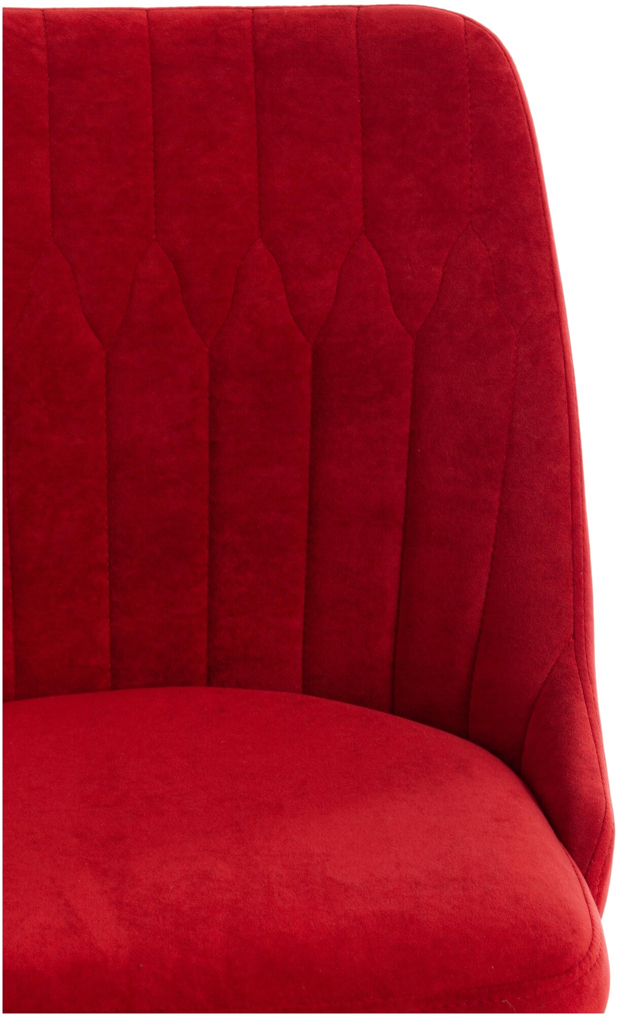 Кресло SWAN, флок , бордовый, 10 - фотография № 3