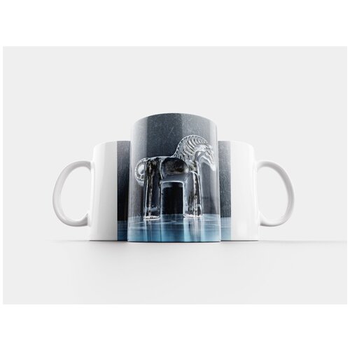 фото Кружка "швеция, даларна лошадь, стекло" 320 мл lotsprints