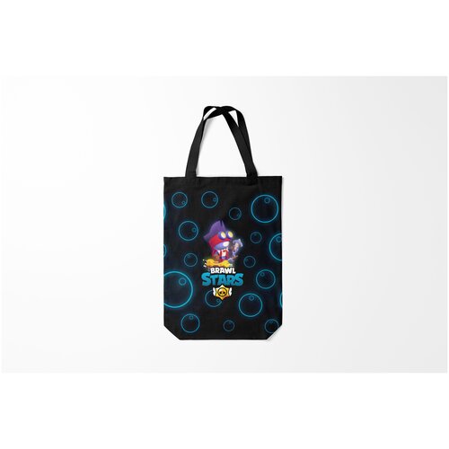 фото Сумка-шоппер / 31х42 см / геймерам / brawl stars captain carl burnettie