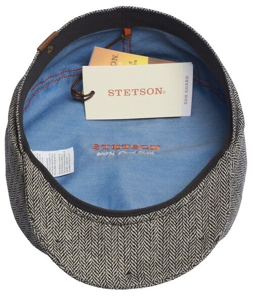 Кепка STETSON арт. 6842501 HATTERAS SILK (серый), размер 57