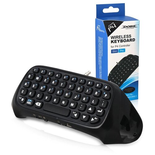 фото Dobe wireless keyboard (tp4-008) беспроводная клавиатура на геймпад dualshock 4 черный