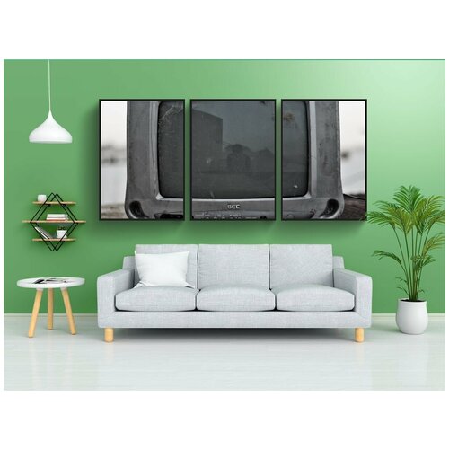 фото Набор модулных постеров для интерьера "то, старый, телевизор" 60x90 см. в тубусе, без рамки lotsprints