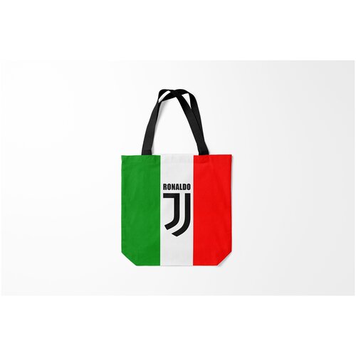 фото Сумка-шоппер / 40х40 см / футбол / juventus ronaldo italy burnettie