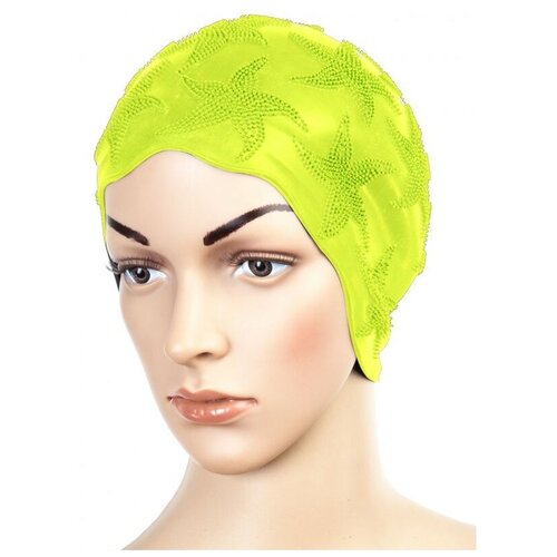 фото Шапочка для плавания жен. fashy moulded cap , арт.3100-00-45, резина, желтый