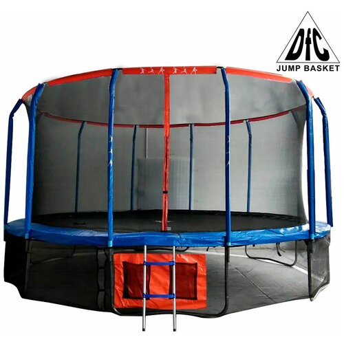 фото Батут dfc jump basket 16ft внутр.сетка, лестница (488cм)(два короба)