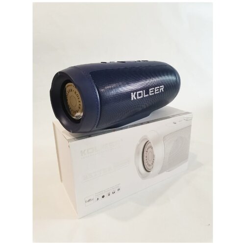 Портативная акустика KOLEER BETTER sound quality S1000цвет синий 179000₽