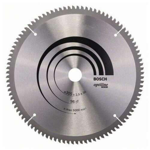 Пильный диск Bosch Optiline Wood 305х30х2,5/1,8мм (96зуб) (2608640442)