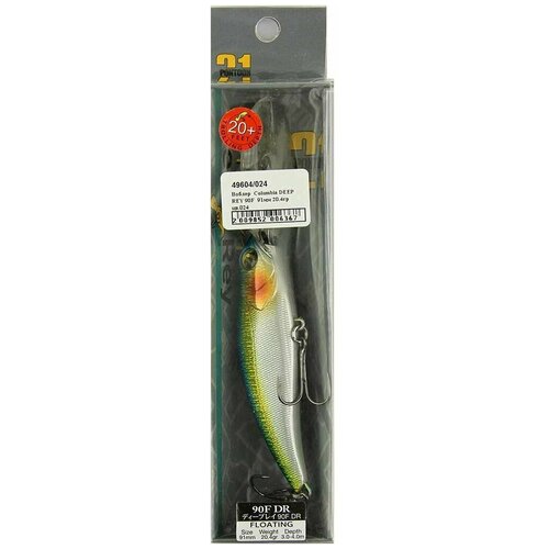 Воблер COLUMBIA PONTON DEEP REY 90F DR 91мм 204гр 30-40м цв024 545₽