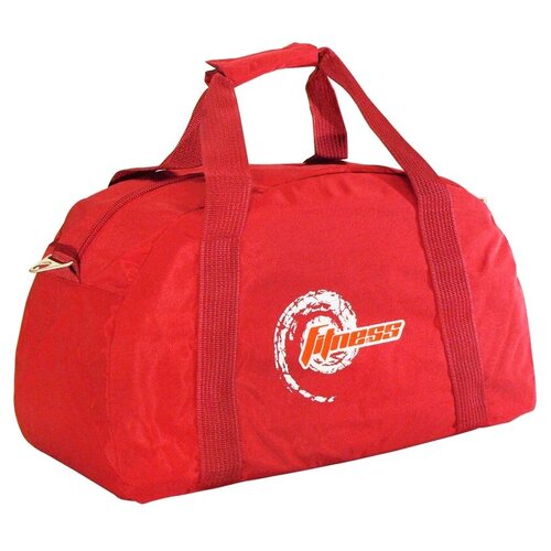 Сумка спортивная POLAR, 18 л, 19х23х42 см, ручная кладь, красный сумка спортивная polar 30 л 18х35х48 см ручная кладь плечевой ремень красный