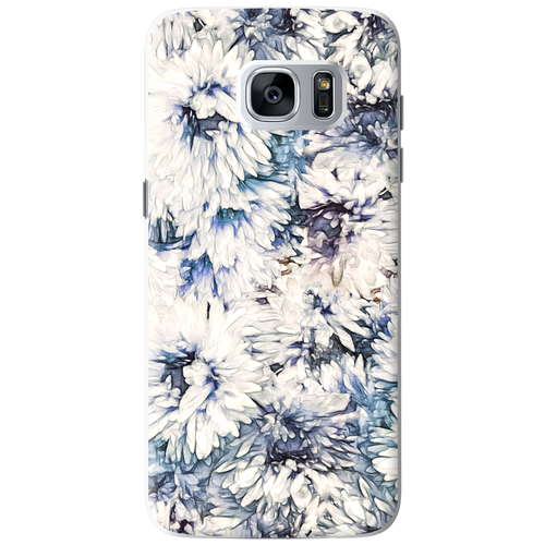 Чехол для Samsung Galaxy S7 Deppa Art Case Flowers Хризантемы