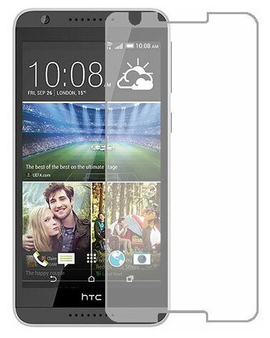 HTC Desire 820G+ dual sim защитный экран Гидрогель Прозрачный (Силикон) 1 штука