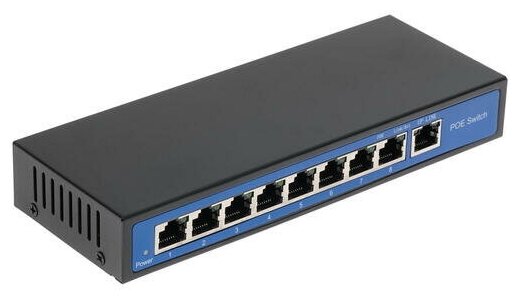 POE-коммутатор 8-канальный, RJ45 UPLINK, POE-A, 144Вт | ORIENT SWP-7508POE