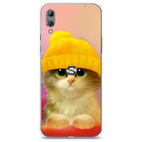 фото Силиконовый чехол "котенок в желтой шапке" на xiaomi black shark 2 / сяоми блэк шарк 2 case place