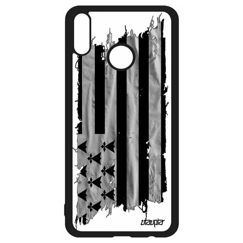 фото Чехол на honor 8x, "флаг бретани на ткани" патриот государственный utaupia