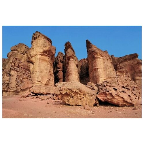 Постер на холсте Скалы (Rocks) №6 60см. x 40см.