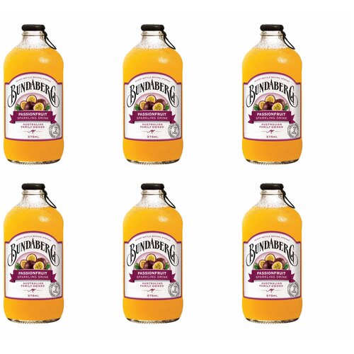 Лимонад ферментированный Bundaberg Австралия 375мл. стекло, Маракуйа, упаковка 6 шт.
