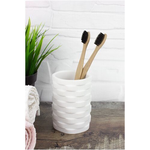Стакан для зубных щеток PROFFI HOME WHITE